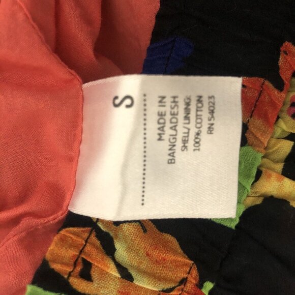 Old Navy S Skater Circle Skirt Pleated Floral Print Short Lined Casual Pull On - Picture 7 of 7